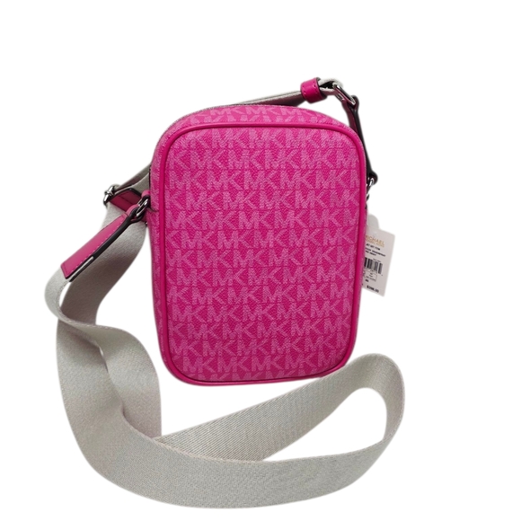 Michael Kors Jet Set Medium Signature Logo Crossbody Bag - Picture 9 of 12